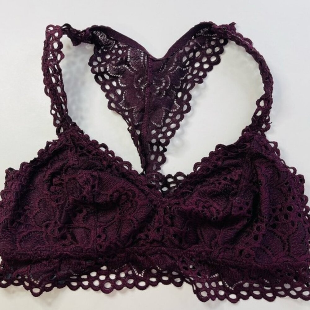 lace maroon women's